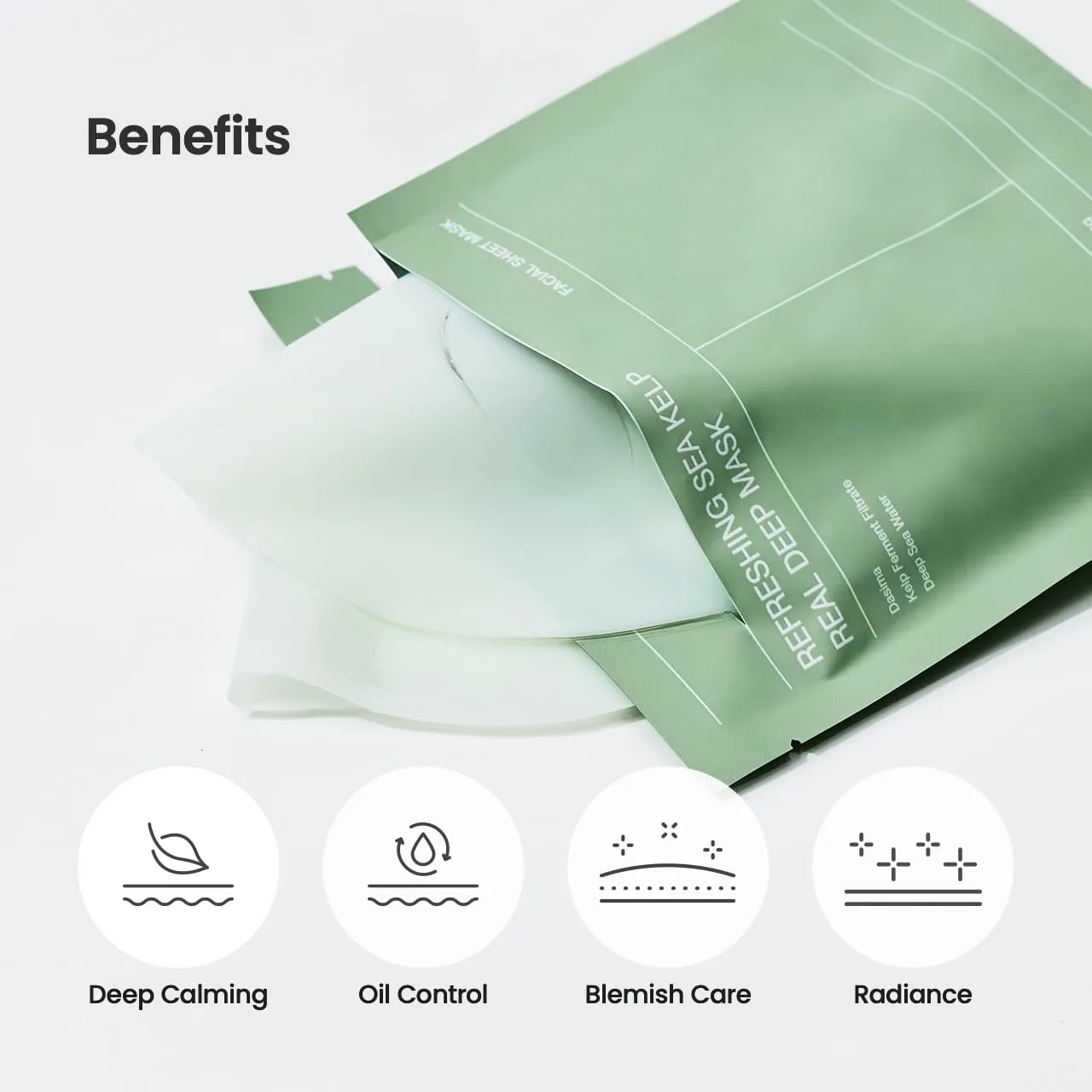 [ BIODANCE ] Refreshing Sea Kelp Real Deep Mask 1.19 oz x 4 ea