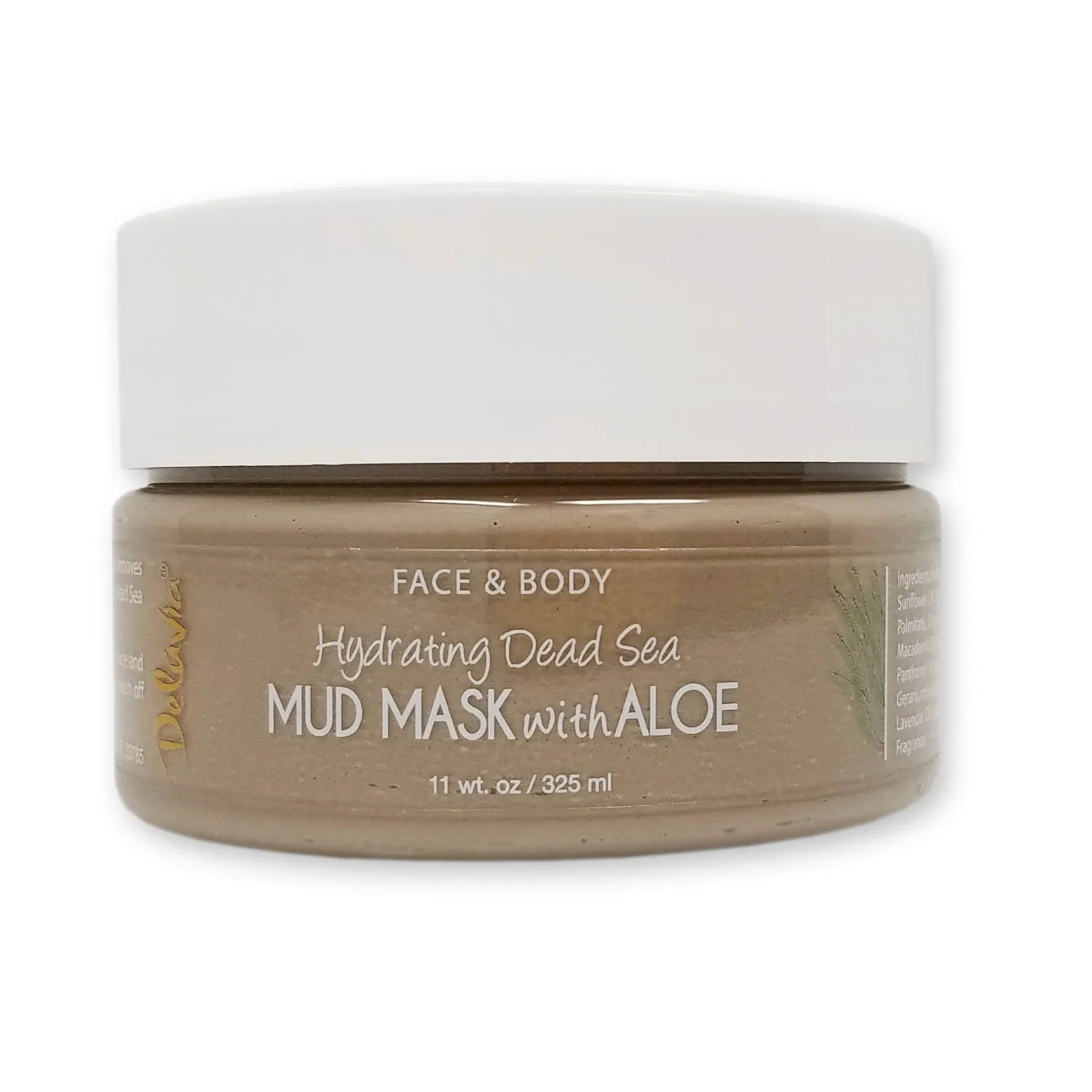 11 oz Hydrating Face & Body Mud Mask with Brush Applicator