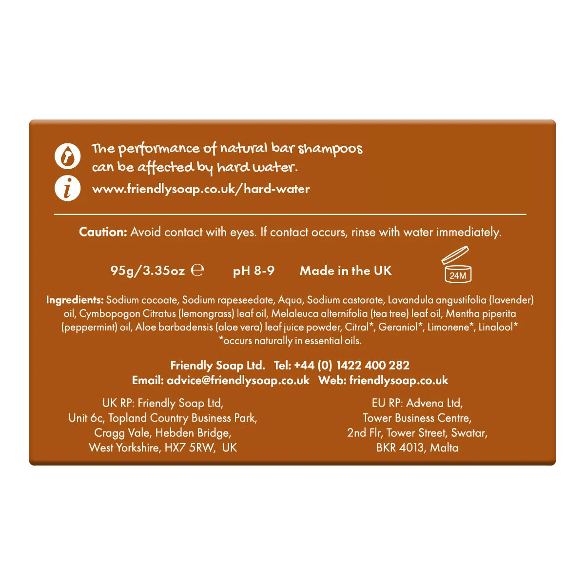12 Pack - Travel Bar - Lemongrass, Lavender, Tea Tree & Peppermint