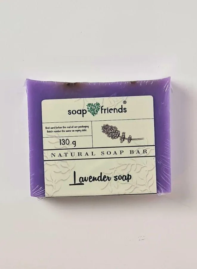 130g Provence Lavendar Soap Bar for Daily Cleansing with Rich Moisturizing | Handcrafted with Natural Ingredients Lavender Soap Bar  for everyday use