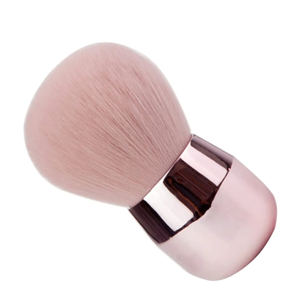 1pc Mushroom Shape Blusher Brush for Cheeks Loose Powder Makeup Brush Brush Tool Easy Clean Smooth Handle Professional Home Use Random Style