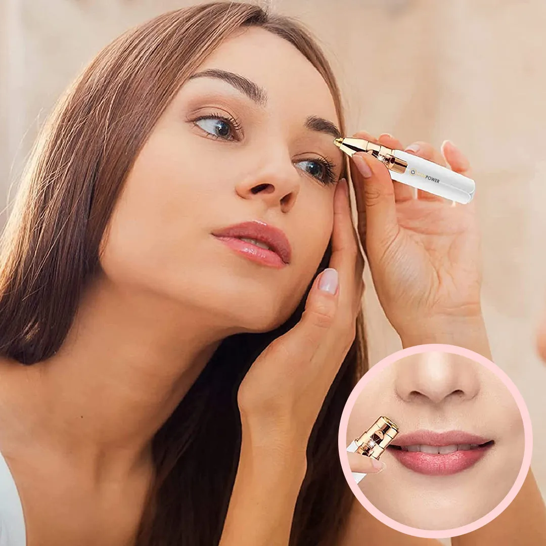 2 IN 1 Eyebrow Razor and Trimmer