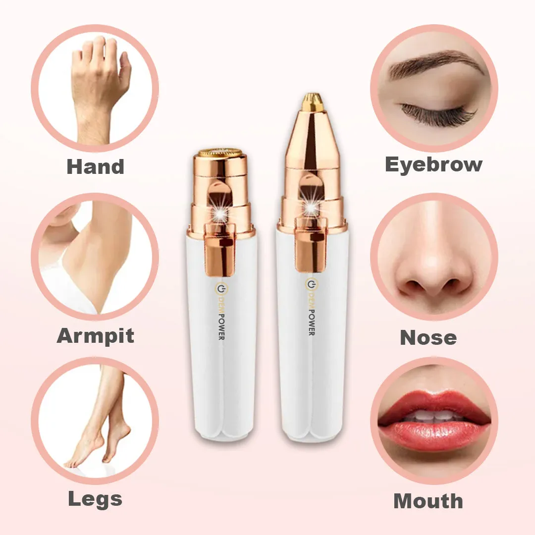 2 IN 1 Eyebrow Razor and Trimmer