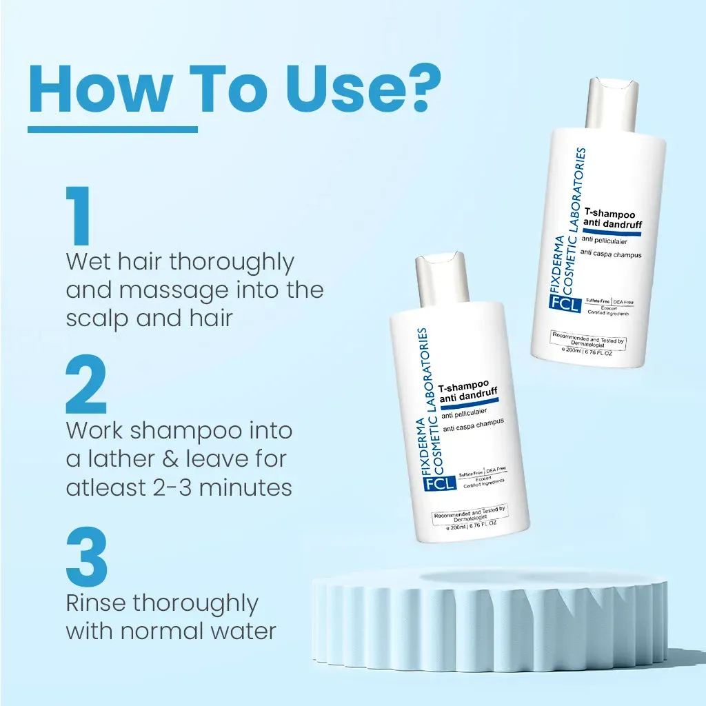 2% Salicylic Acid   0.3% Tea Tree oil for Anti Dandruff Shampoo, FCL T Shampoo