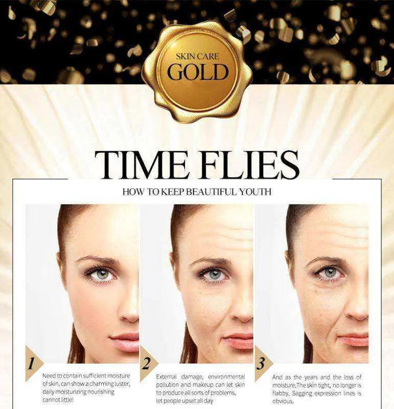 24K Gold Collagen Face Mask Moisturizing Anti-aging Skin Care