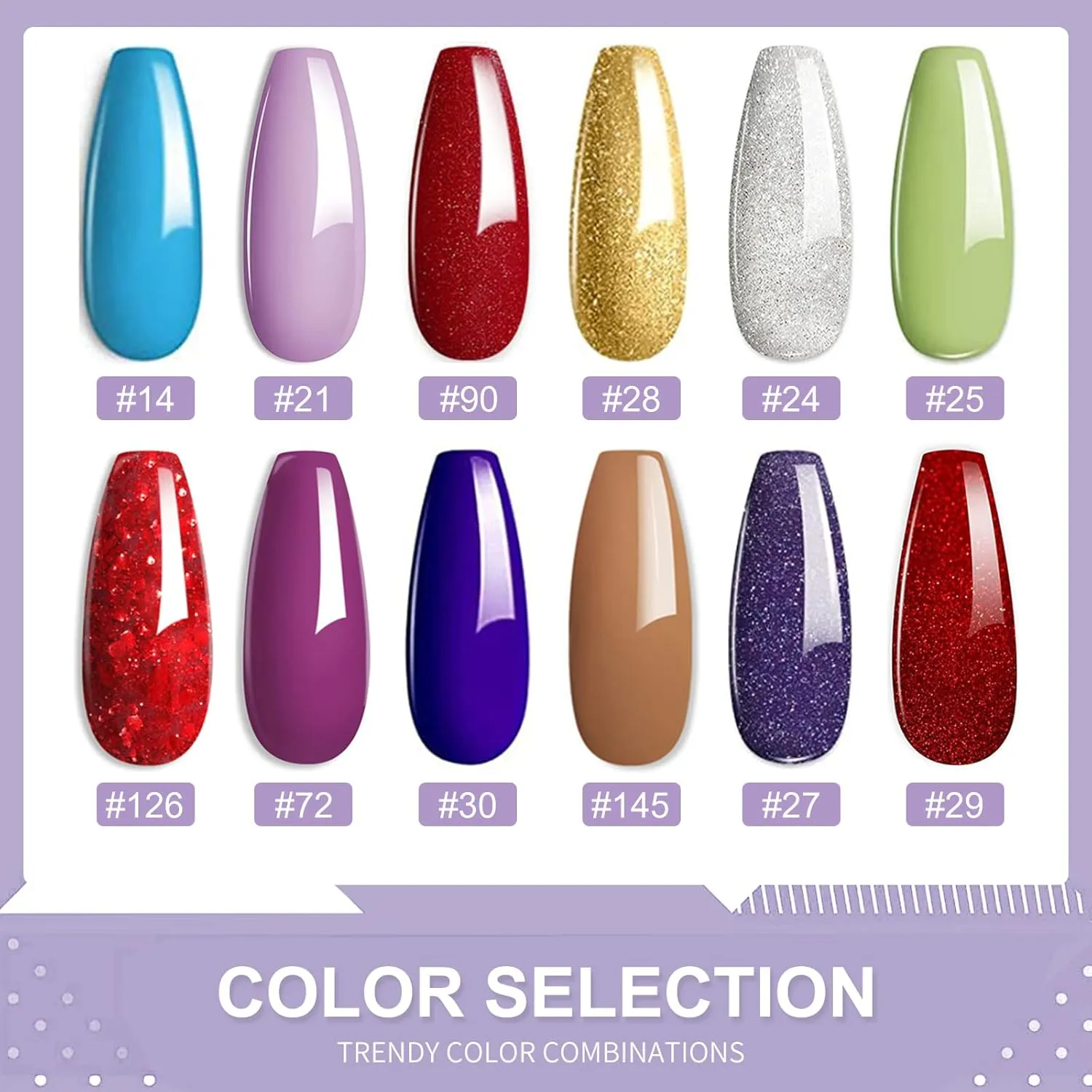 28g/Box Colorful Dipping Powder Without Lamp Cure Nails Dip Powder Gel Nail Color Powder Natural Dry (no.27)