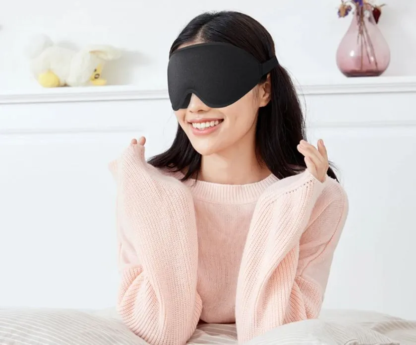 3D EYE SLEEP MASK FOR LASH EXTENSIONS BLACK
