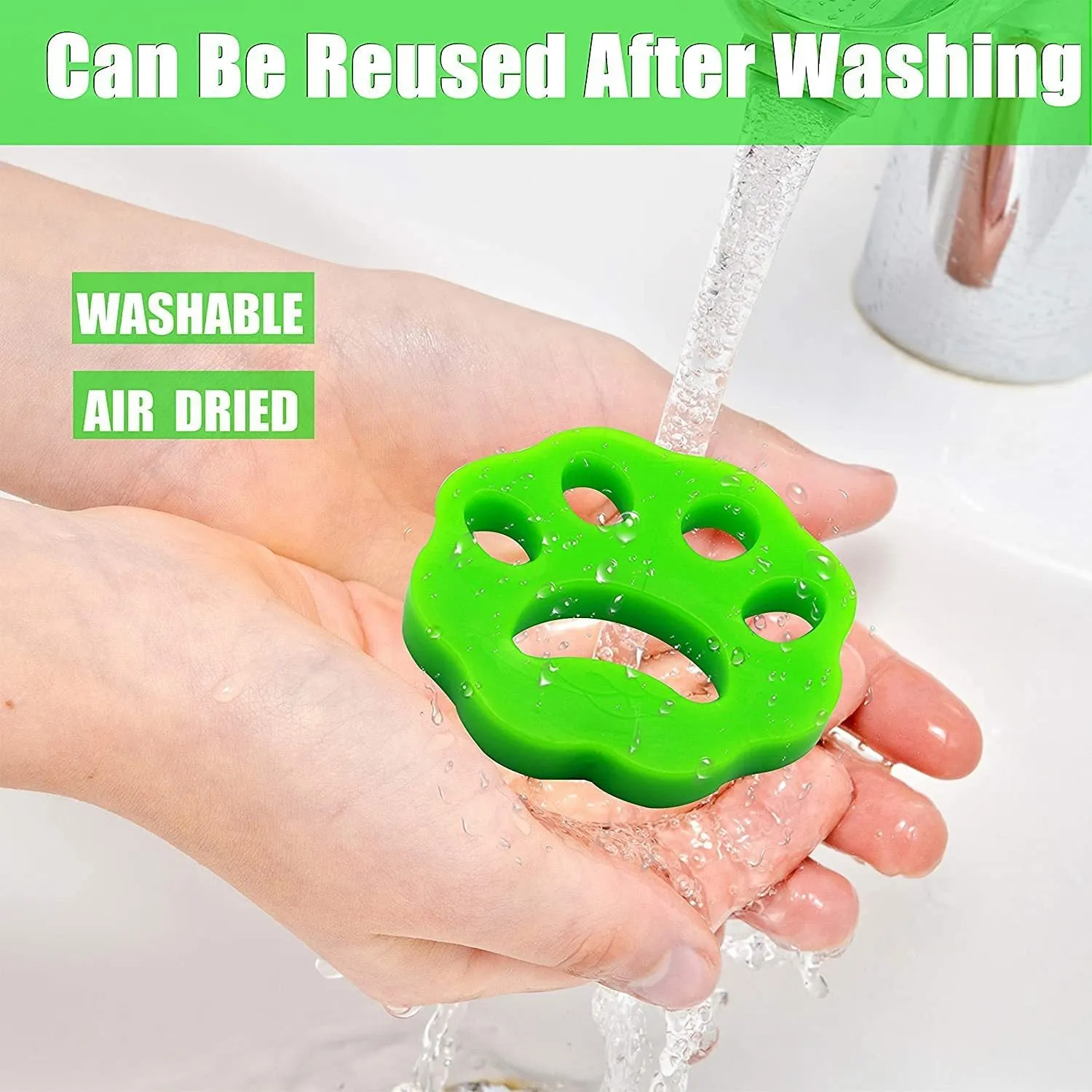 4PCS Pet Hair Remover Washing Machine Dryer Hair Catcher Reusable Cat Dog Fur Clothing Bedding Lint Hair Remover for Laundry