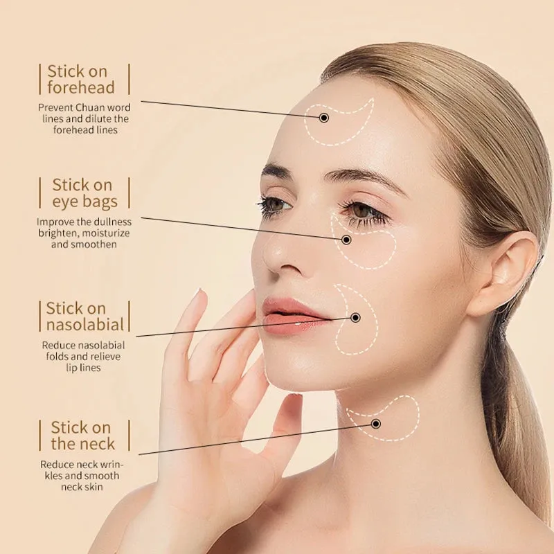 60pcs Golden Anti Wrinkle Eye  Moisturizing Mask