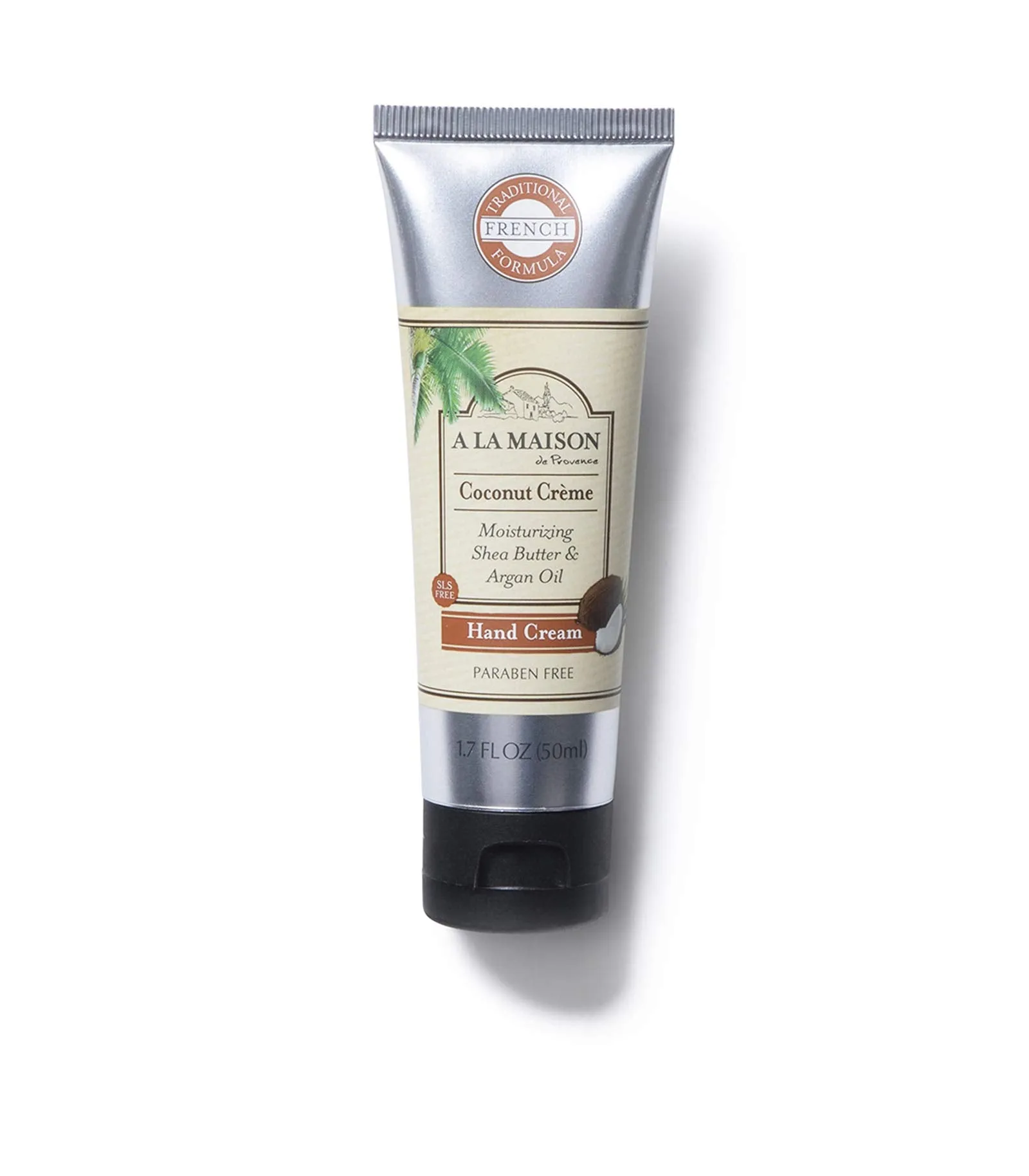 A LA MAISON Moisturizing Cream, Coconut Creme - Uses: Hand, Argan Oil, Pure Shea Butter, Essential Oils, Plant Based, Cruelty-Free, SLS and Paraben Free (1.7 Oz, 2 Pack)