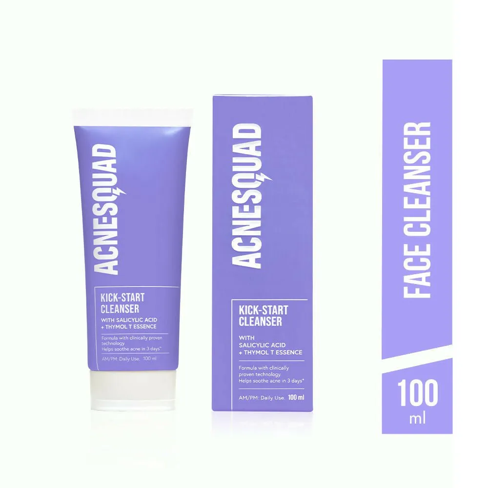 Acne Squad Salicylic Acid Cleanser & Active Acne Spot Corrector Combo