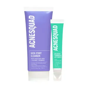 Acne Squad Salicylic Acid Cleanser & Active Acne Spot Corrector Combo