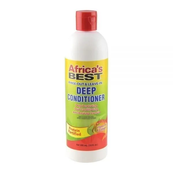 Africa's Best Rinse-Out & Leave-In Deep Conditoner 12oz