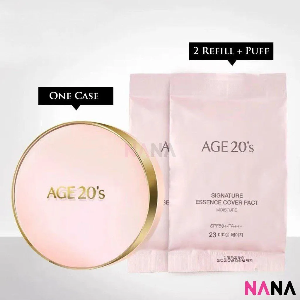 Age20's Signature Essence Cover Pact [White/ Pink/ Black] (#13, 21, 23)