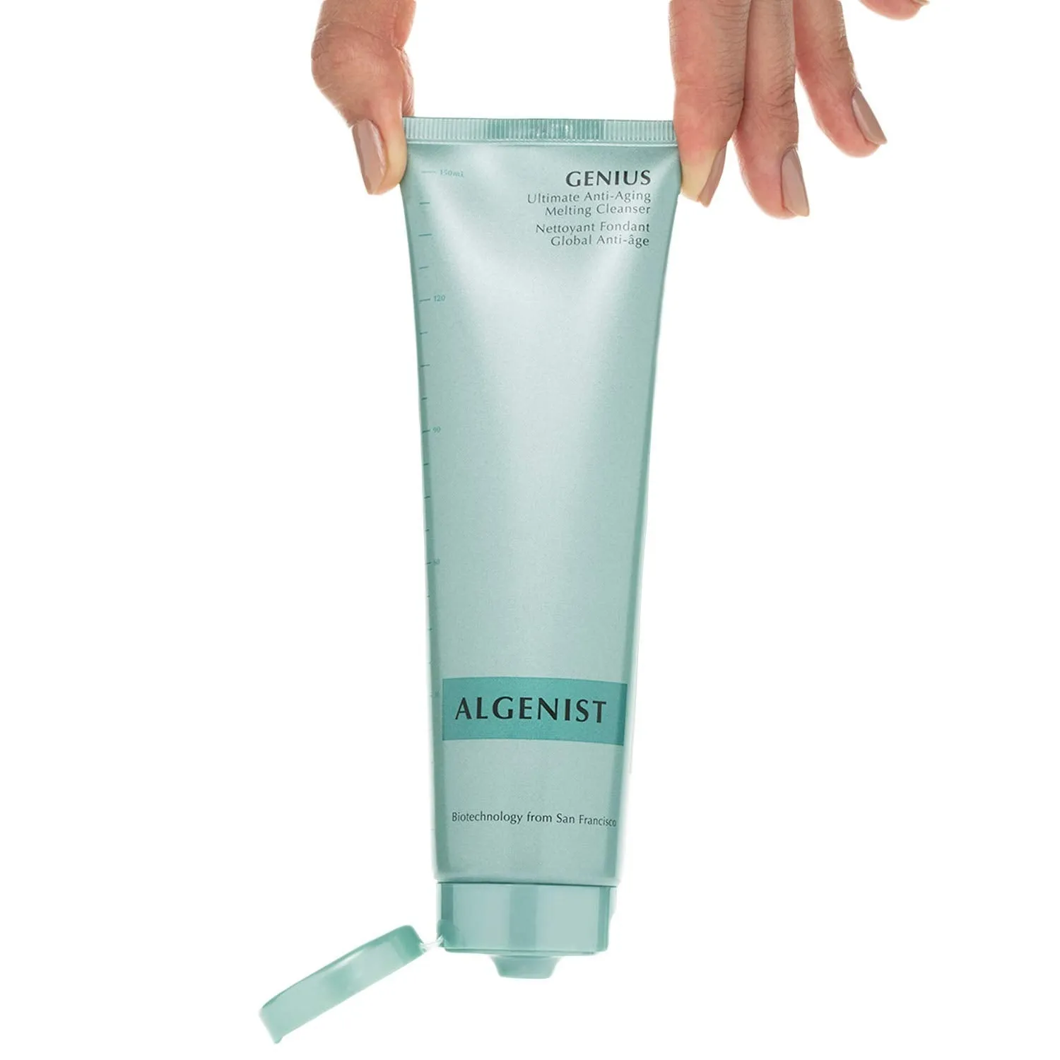 Algenist GENIUS Ultimate Anti-Aging Melting Cleanser - Milky Cleansing Oil for Makeup Removal with Avocado & Microalgae Oil - Non-Comedogenic & Hypoallergenic Skincare (150ml / 5oz)