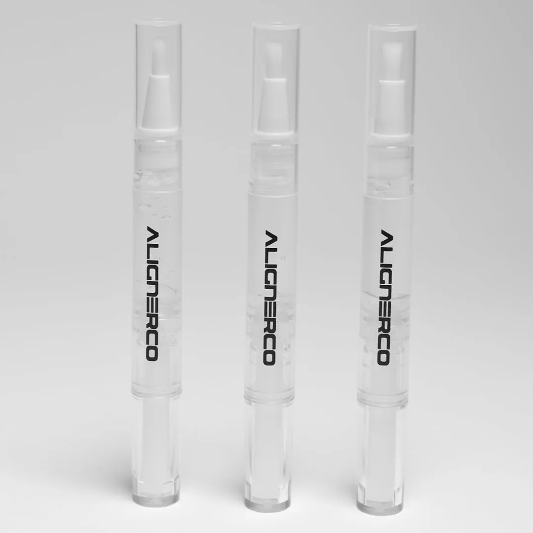 AlignerCo Wired LED Teeth Whitening Kit | Includes 3 (2ml) Whitening Gel Pens, 16-Bulb LED Light Mouthpiece | Gentle & Enamel Safe | Portable & Convenient Tooth Care