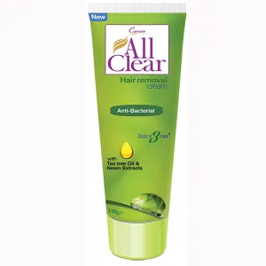 All Clear Hair Removal Cream Antibacterial 120gm