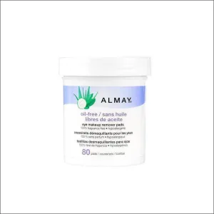Almay Eye Makeup Remover Pads - Oil-Free 80pads