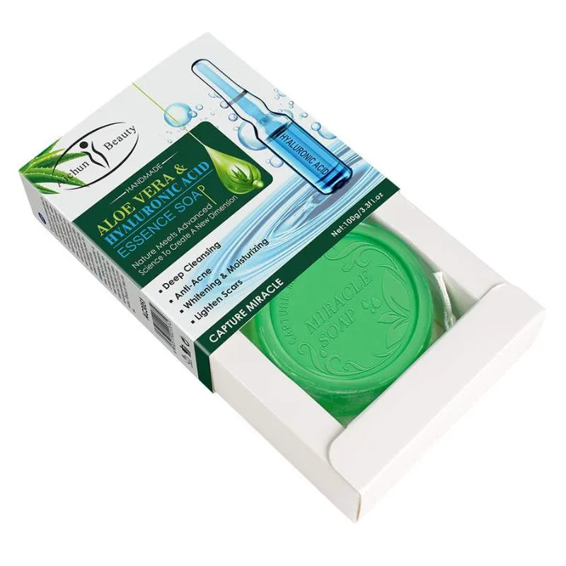 Aloe Vera Hyaluronic Acid Natural Skin Miracle Soap Bar