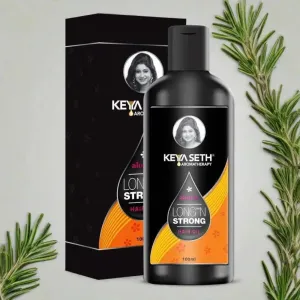 Alopex Long N Strong Hair Oil with Rosemary & Tea Tree Essential Oil – Strengthens Hair, Reduces Hair Fall, Promotes Hair Growth & Nourishes Hair Follicles & Scalp