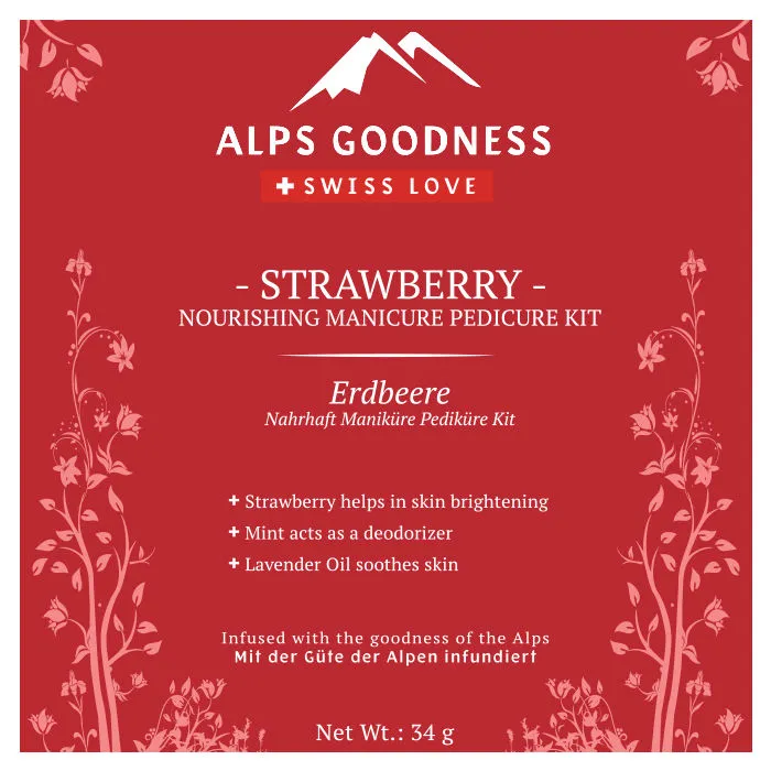Alps Goodness Strawberry Nourishing Manicure Pedicure Kit (34 g)