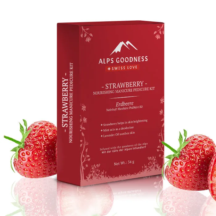 Alps Goodness Strawberry Nourishing Manicure Pedicure Kit (34 g)