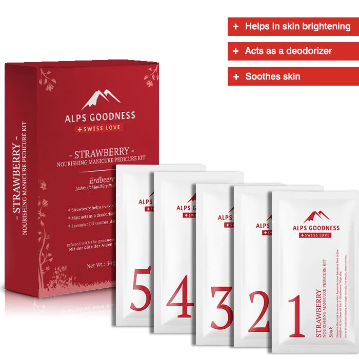 Alps Goodness Strawberry Nourishing Manicure Pedicure Kit (34 g)
