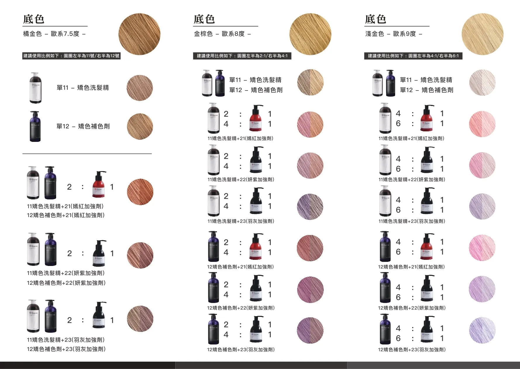 and SHADOW Color Correction [REFRESH 12] 安夏朵紫色去黃洗頭水