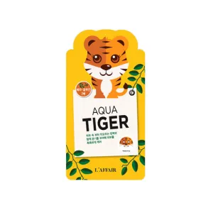 Animal Wrinkle Tiger Mask - 1 Box of 10 Sheets