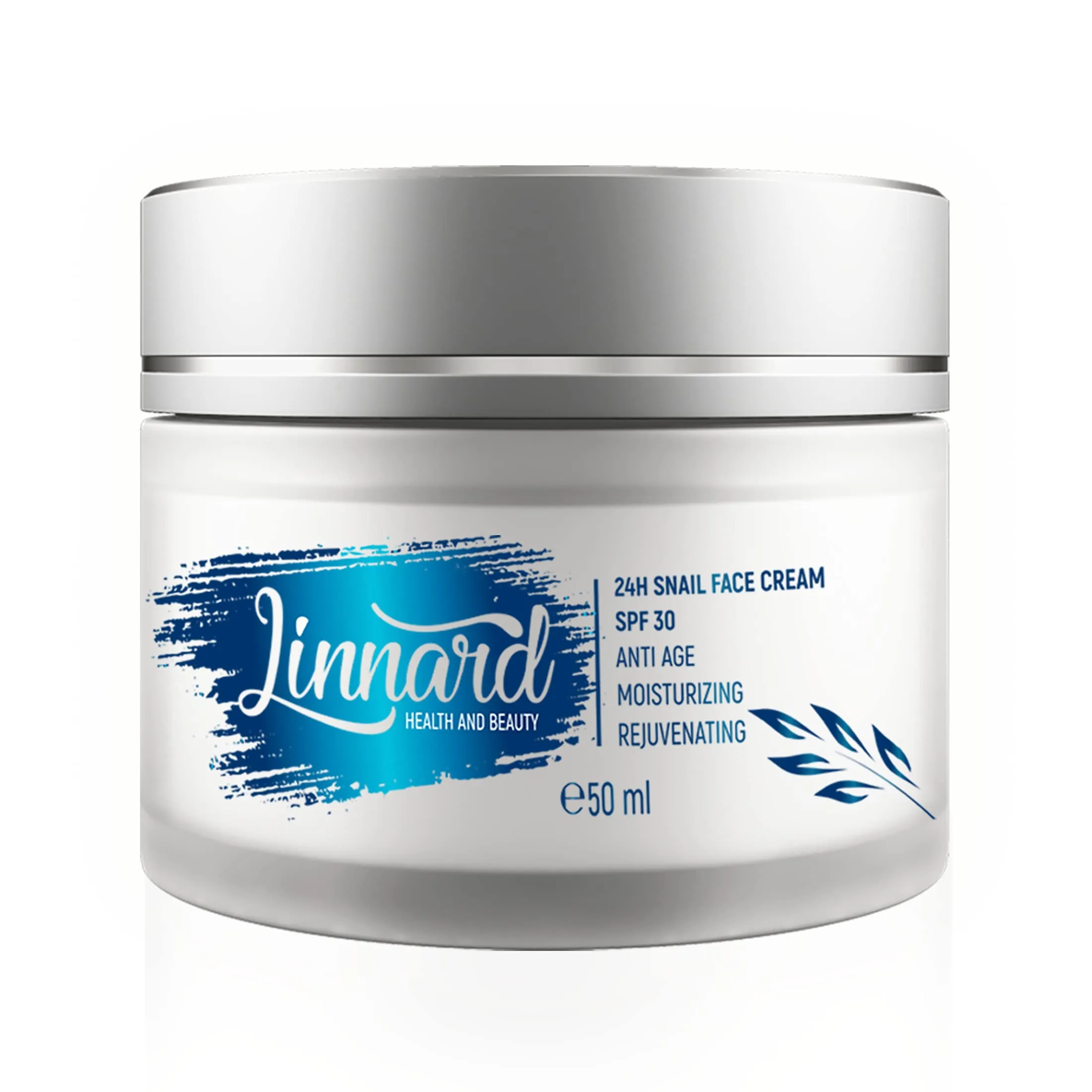 Anti Aging Face Cream with Hyaluronic Acid, Snail Extract, Shea Butter and Aloe, Moisturizing Face Care Rejuvenating Day and Night Cream, Anti Wrinkle Face Cream SPF 30, 50 ml