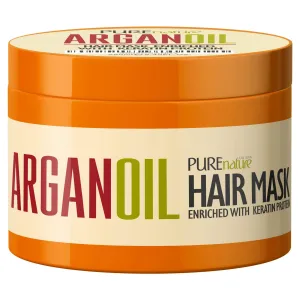 Argan Oil Hair Mask - Deep Conditioner Treatment for Dry Damaged Hair - Moroccan Split End Moisturizer, Hydrating Product