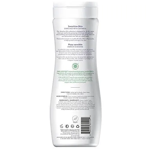 ATTITUDE Sensitive Skin, Hypoallergenic Soothing & Calming Body Wash, Chamomile, 16 Fluid Ounce (60124)