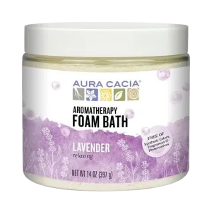 Aura Cacia, Foam Bath, Relaxing Lavender, 14 Oz