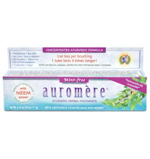 Auromère® Mint Free Toothpaste | Dentifrice sans menthe