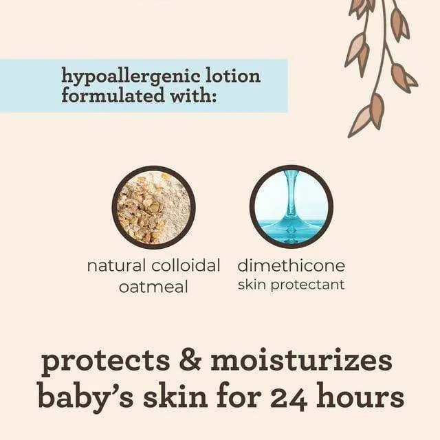 Aveeno Baby Daily Moisture Body Lotion for Delicate Skin with Colloidal Oatmeal - 12oz