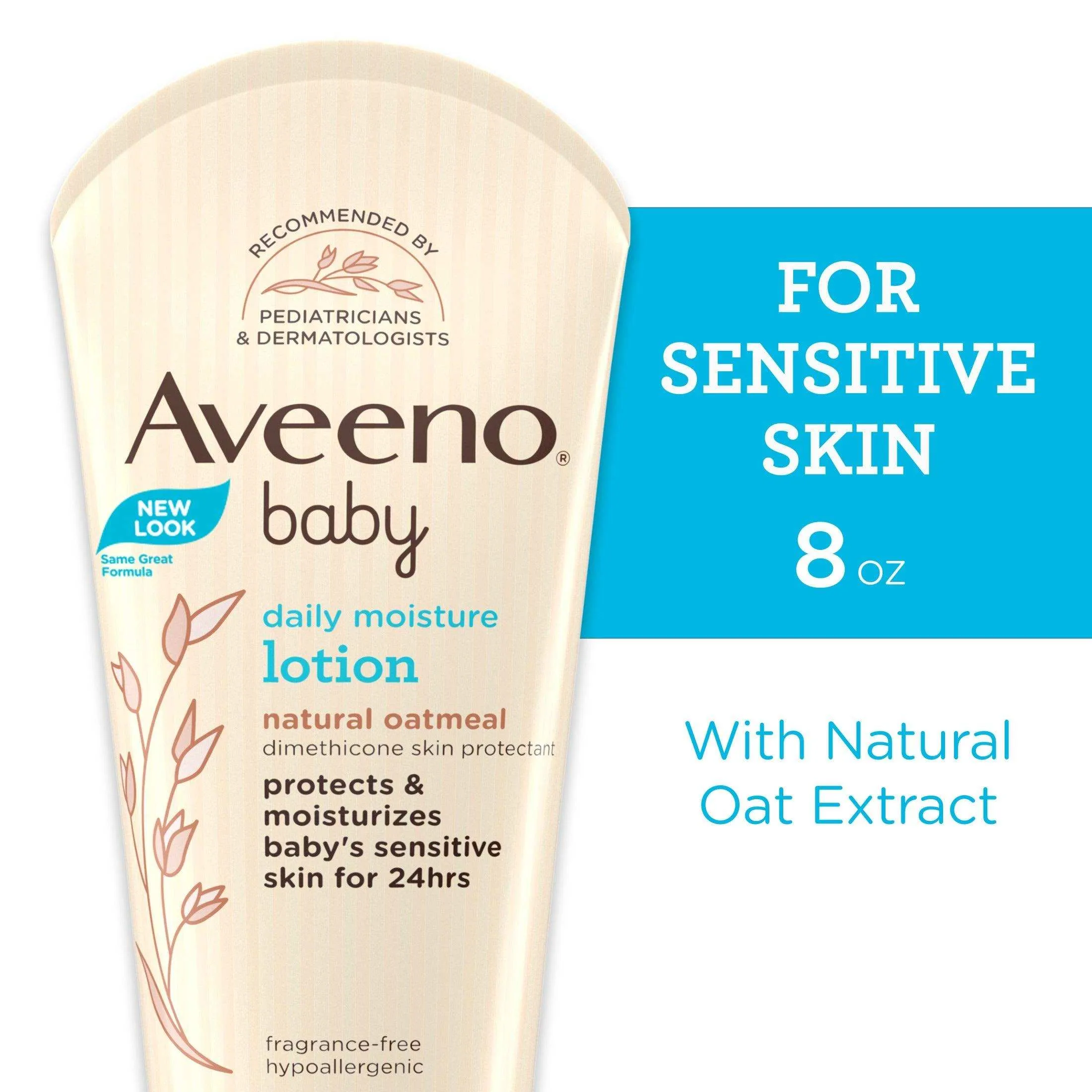 Aveeno Baby Daily Moisture Body Lotion for Delicate Skin with Colloidal Oatmeal - 8oz