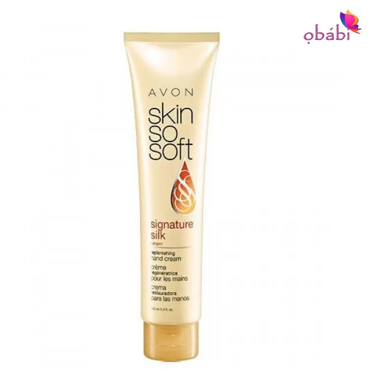 Avon Skin So Soft Signature Silk Replenishing Hand Cream 100ml.