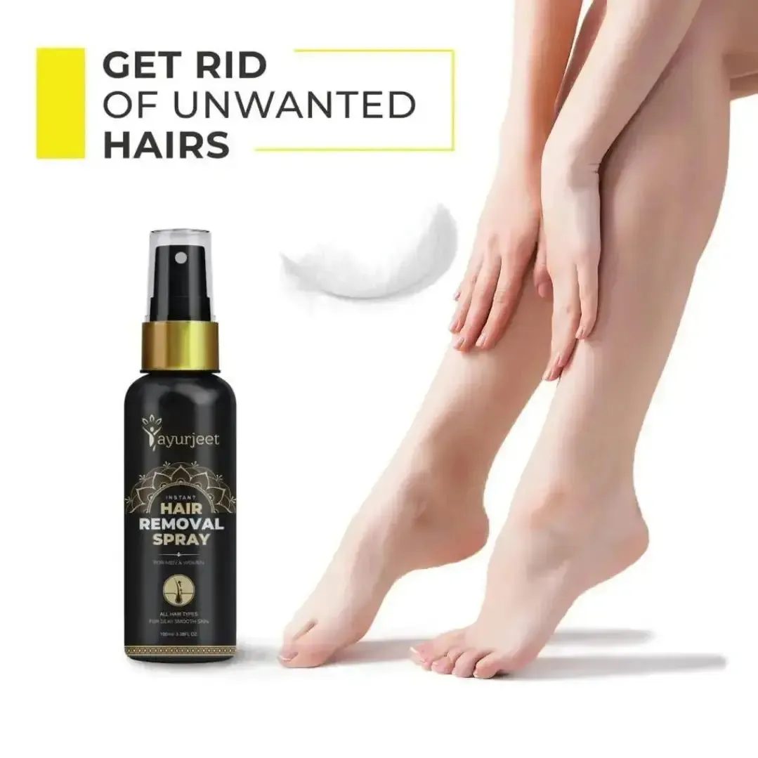 Ayurjeet Herbal Hair Removal Spray 100ml (Pack of 2)