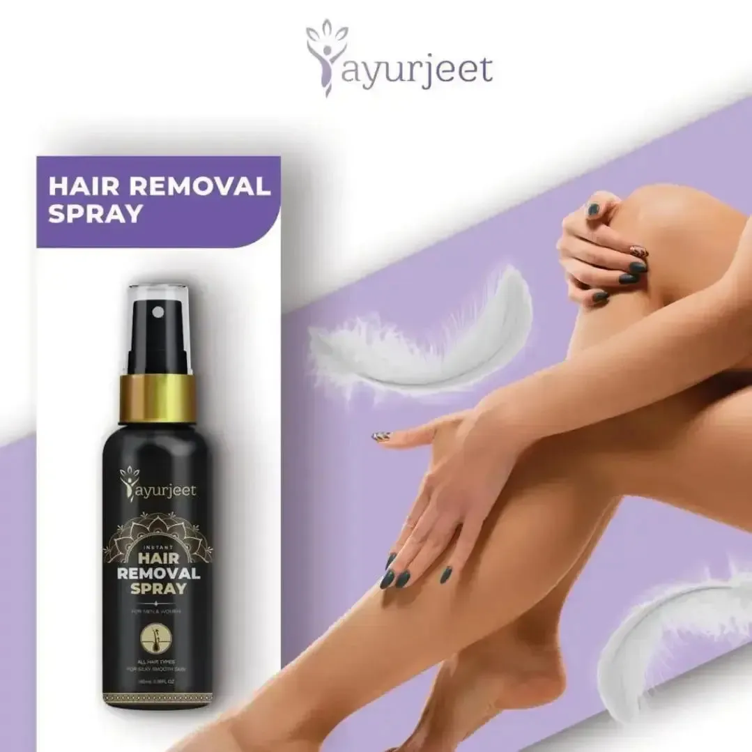 Ayurjeet Herbal Hair Removal Spray 100ml (Pack of 2)