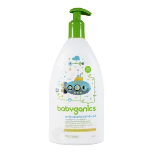 BabyGanics, Extra Gentle, Moisturizing Daily Lotion, Fragrance Free, 17 fl oz (502 ml)