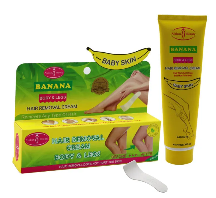 Banana Body & Legs Hair Removal Cream 100g