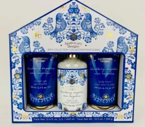 Bath Collection, Blackberry Magnolia - 3pc Set