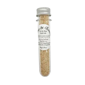 Bath Salt -Himalayan Salt -Skin Revive -Geranium & Grapefruit