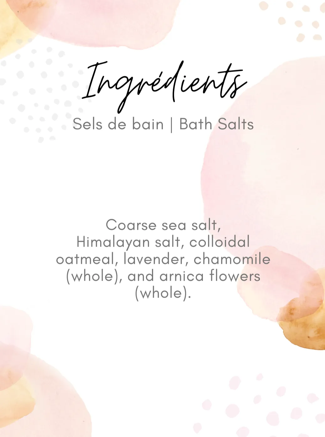 Bath Soak