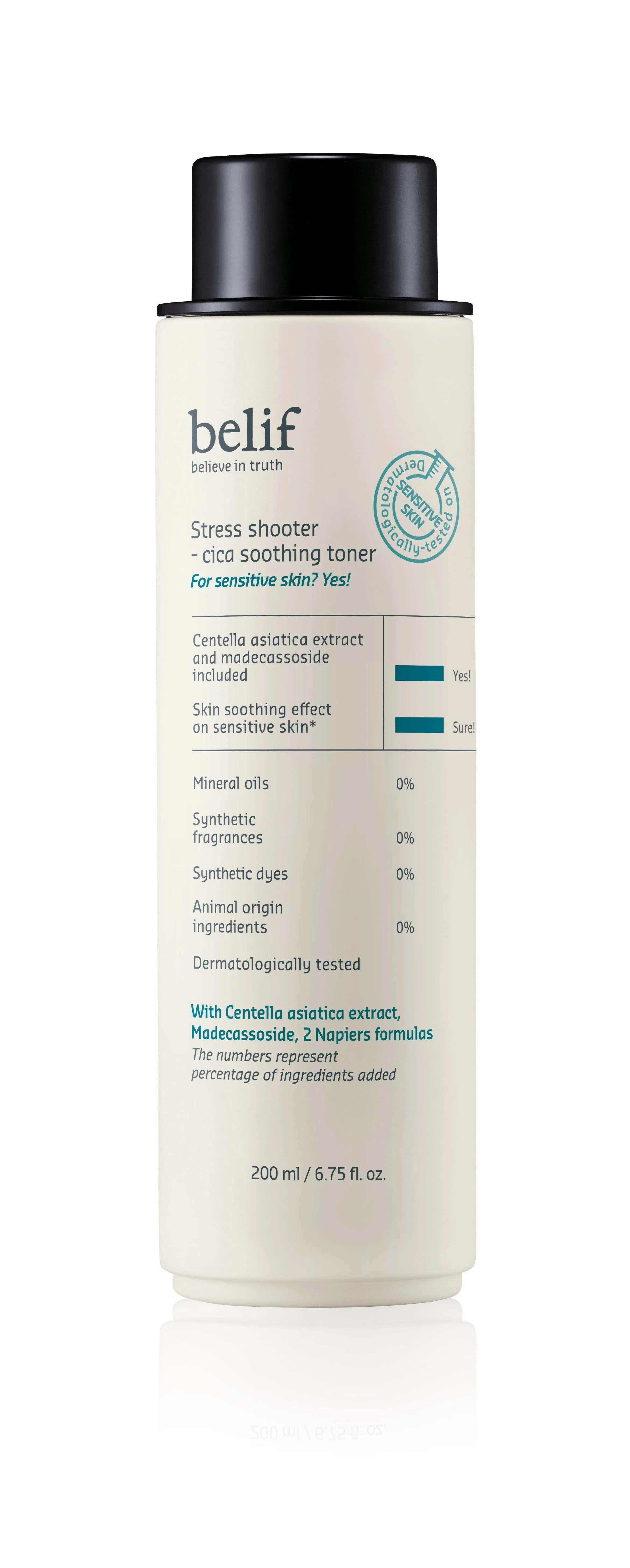 Belif Stress Shooter - Cica Soothing Toner 200 ml