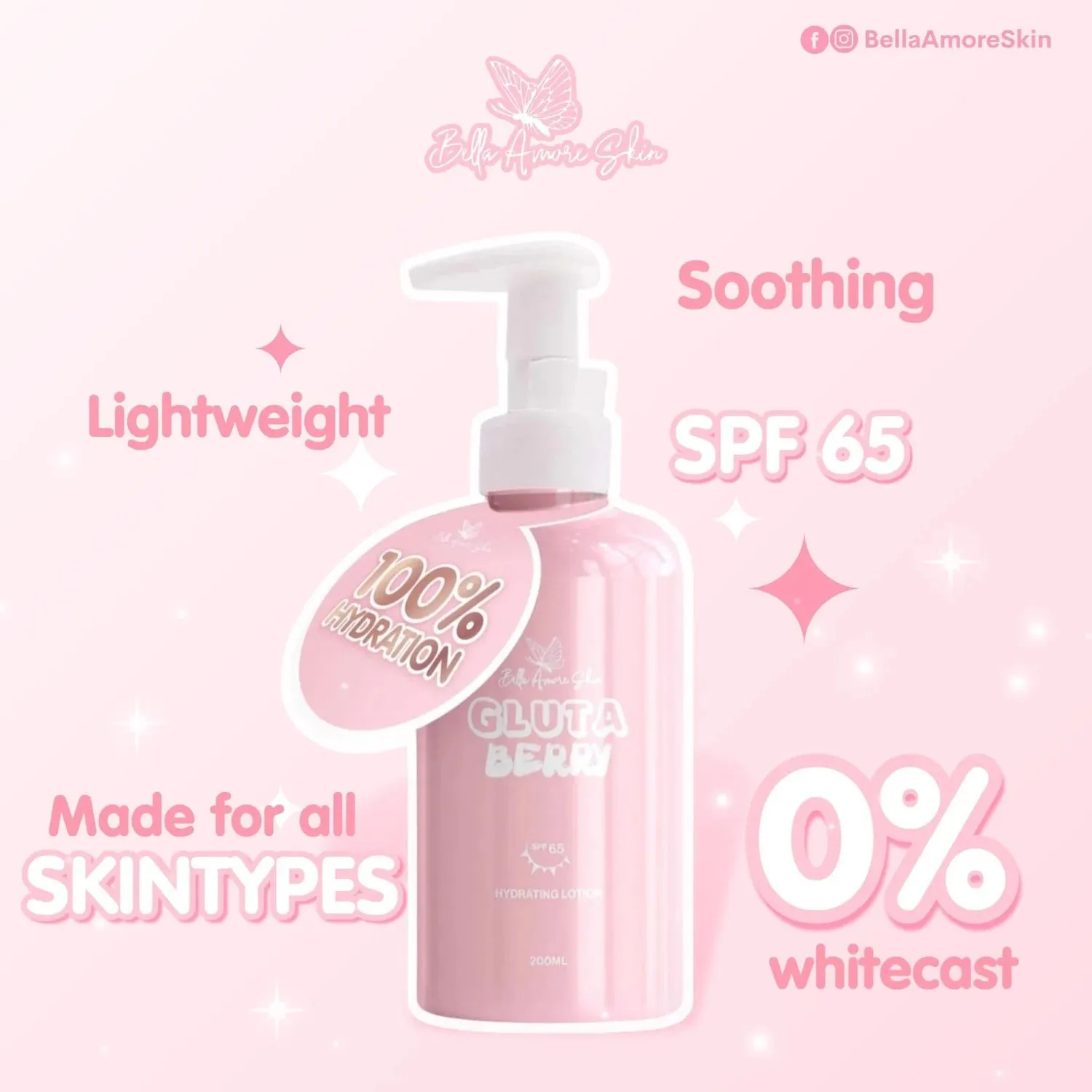 BELLA AMORE - Gluta Berry Lotion 200ml