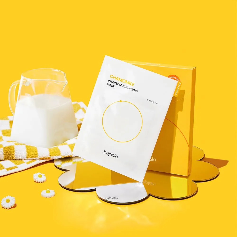 beplain Chamomile Intense Moisturizing Mask Sheet 25ml*10pcs