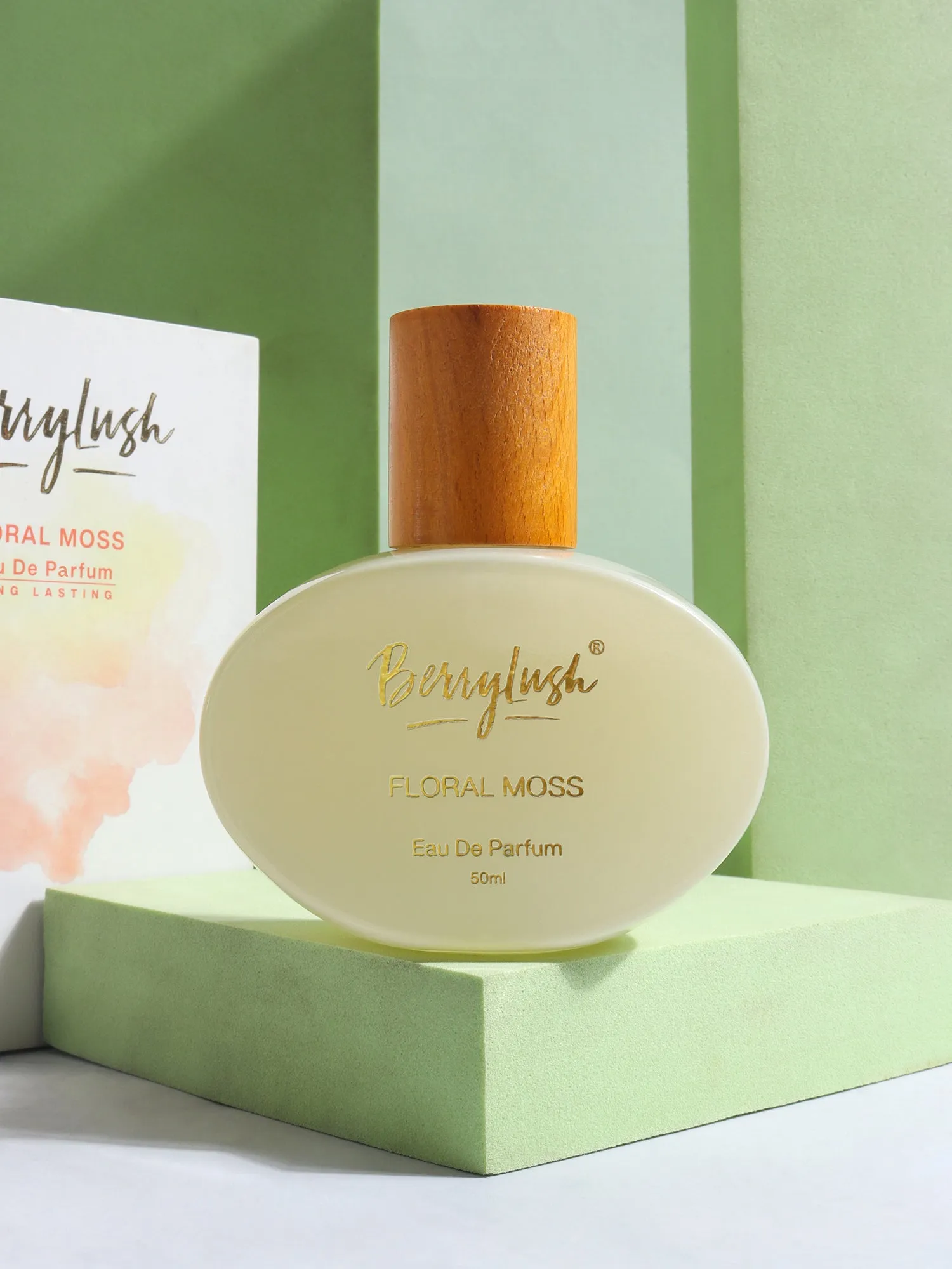Berrylush Women Floral Moss Eau De Parfum Long Lasting Brunch Perfume - 50ml