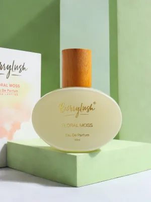 Berrylush Women Floral Moss Eau De Parfum Long Lasting Brunch Perfume - 50ml