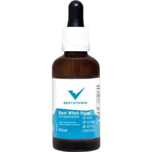 BestVitamin Best Witch Hazel 300mg, 1:5 Liquid Extract, Wild harvested organic witch hazel stem bark